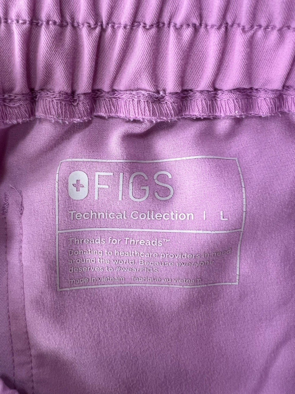 FIGS Yola Skinny Straight Leg Scrub Pants RARE Dusk Light Purple (#1915), Large - Picture 7 of 12